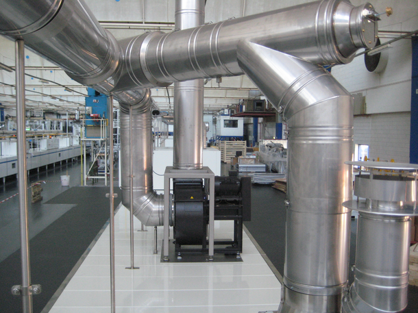 Food chain exhaust systems