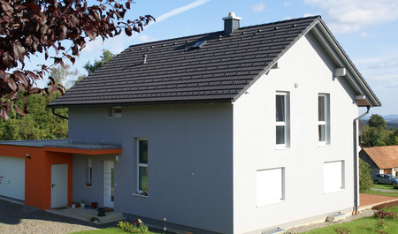 UNI Plus kémény egy házon