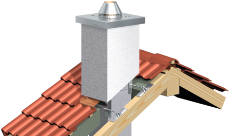 Dům s komínem PERMETER SMOOTH AIR