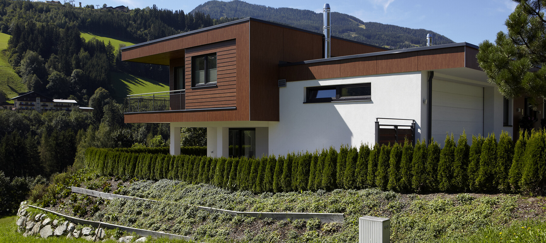 Lakóház ICS kéményekkel