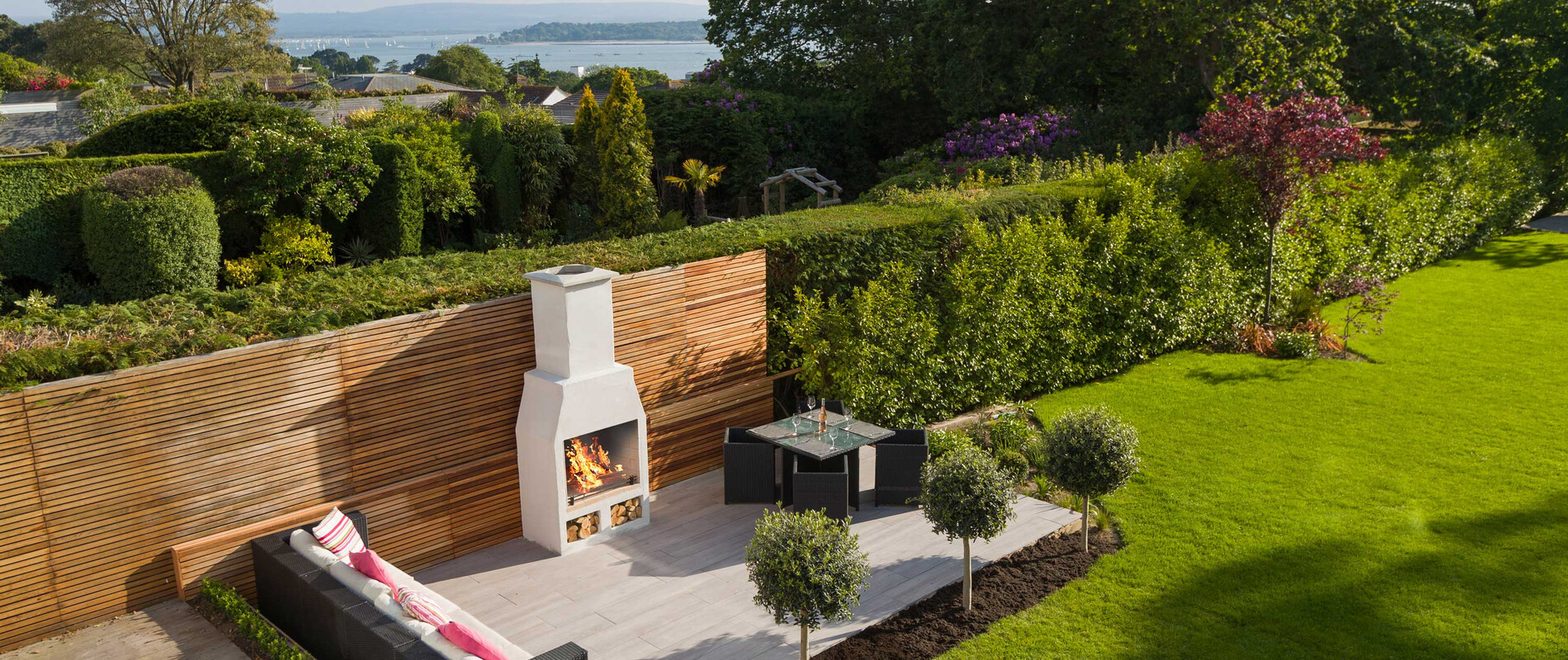 Schiedel Garden Fireplace