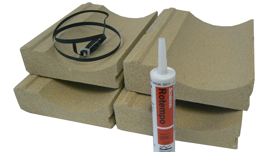 Sada VERMIS pro bezpečné napojení parozábrany na nerezový komín