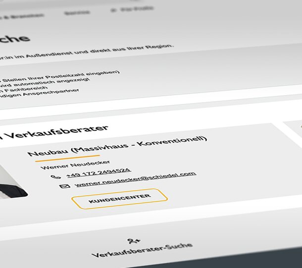 Verkaufsberater-Suche