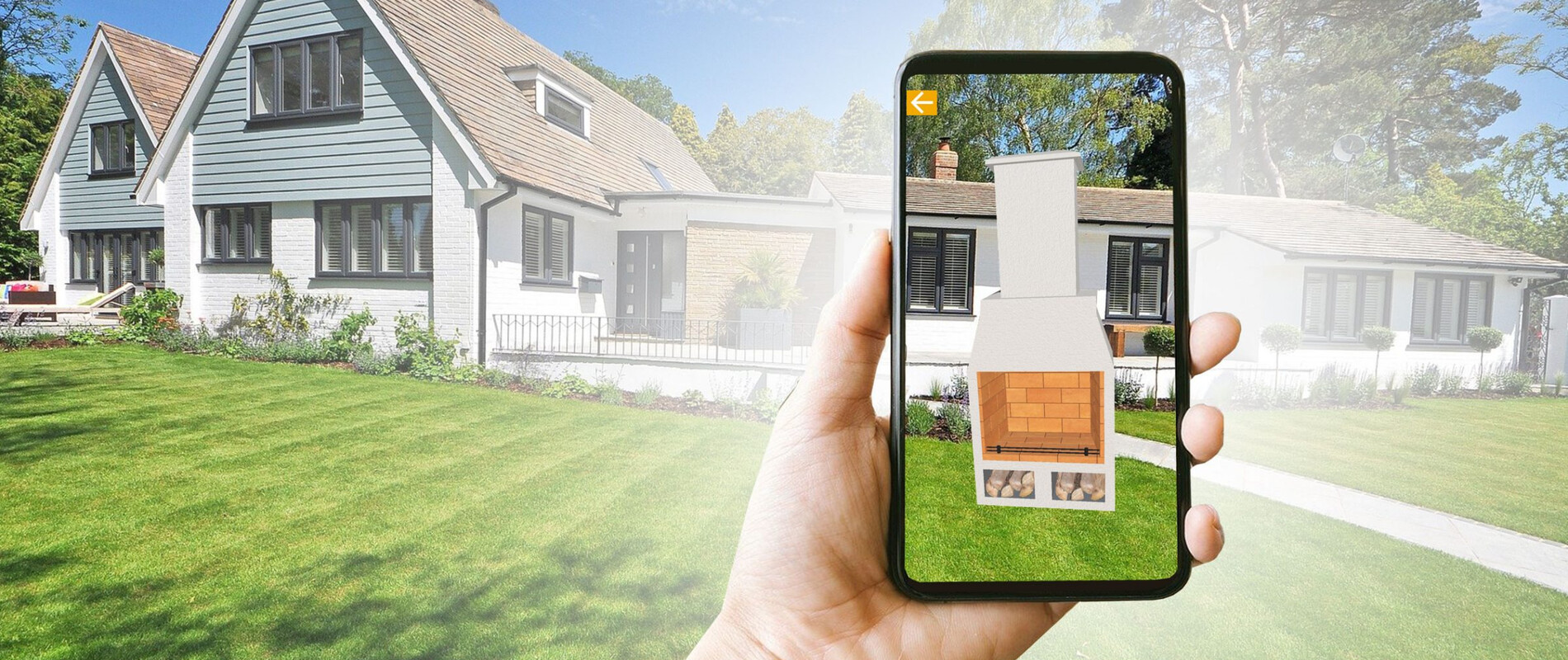 Outdoor Garden Fireplace designer